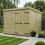 8 x 9 Pent Shed Tanalised (Double Door, No Windows) 1