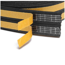 3X E Typ Fensterdichtung Tuerdichtung Gummidichtung Dichtung Streifen Abdichtband 5M Schwarz