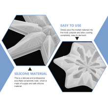 2St Flexibele DIY Siliconen Mal Voor Handwerk En Decoratie