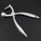 Silver Aluminum  Pitter Red Dates Olives Pit Easy Removal Core Squeeze Clamp Seeder 18*3.5cm(Silver) 4