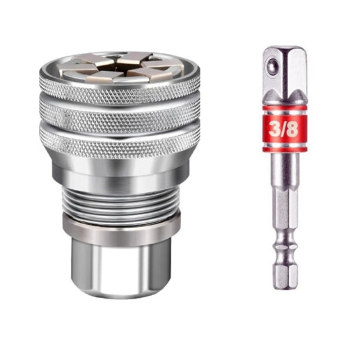 Adjustable Hex Universal Socket Wrench 3/8 Inch 10-19 mm Torque Ratchet Spanner Repair Tool 1