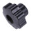 4X M10 10mm Dia Thread Black Plastic Star  Clamping Knob Grip 8