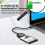 Cabo de Disco Rígido  para USB 3.0 2,5 Polegadas 3,5 Polegadas Conversor de Disco Mecânico e de Estado Sólido com Plugue EU de 12V 2A 5