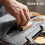 Set da 2 Supporto per Note e Blocco Note, Accessori per Scrivania In Acrilico Autonomo con Base In Legno 7