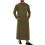 Robe musulmane coupe ample pour hommes, manches-Couleur olive XL 1