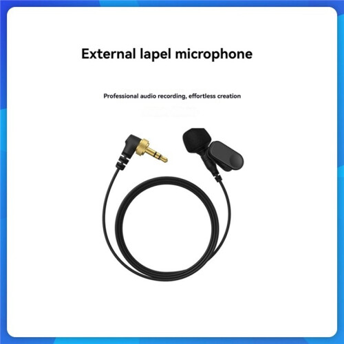 For  Mic Pro Lavalier Mic High-Quality Recording Compact and Easily Concealable Adjustable Angle 2