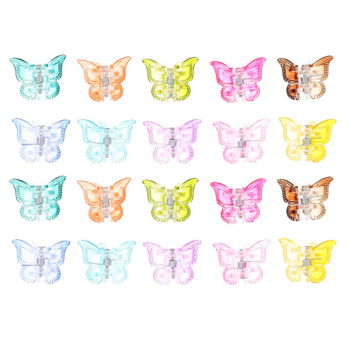 80St Kleine Haarclips Plastic Voor Vrouwen &