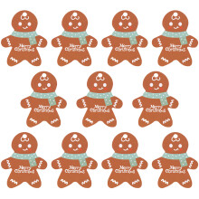 100St Gemengde Kleur Kerstcadeau Tags Van Stevig Kraftpapier