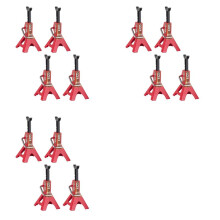 12 Stücke Metall Höhenverstellbarer 6 Tonnen Wagenheber Montageständer für 1/10 RC Raupenauto Axial SCX10 90046 TRX4 TRX6 D90,1