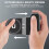 Magnetic Phone Camera Grip + Selfie Light Bundle Kit Wireless Shutter Handle Grip Selfie Stablizer with 1/4 Cold Shoe 6