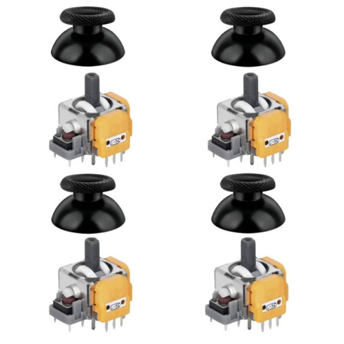 4PCS Replace Hall Joystick+Caps for PS5 GamePad Hall Electromagnetic 3D Analog Joystick High Precision Thumb Sticks 1