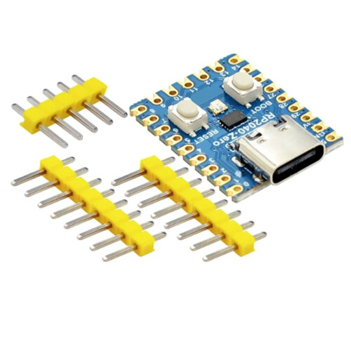 4 Stuks RP2040-ZERO RP2040 voor Raspberry Pi Microcontroller  Development Board Module Dual-Core M0+ Processor Sold 1