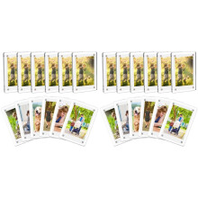 24 Pcs Acrylique Réfrigérateur Aimant Cadre Photo Support Photo Clair Photo Affichage Film Photos, 2,36 X 3,54 Pouces
