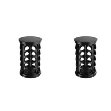 2X Koffiecup-Carrouselorganizer: voor 40 K Cup-Cups, Koffiecapsulehouder, Keukenblad voor Thuis of op Kantoor, Zwart