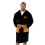 (Medium) The Godfather Hooded Bathrobe (Mens Black) 1