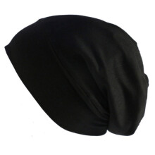 Soft Washable Cotton Beanies Keep You Warm And Stylish-Black