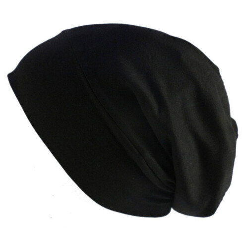 Soft Washable Cotton Beanies  Keep You Warm And Stylish-Black