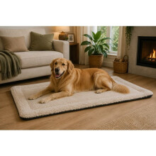 Capa retangular para cachorro Naya 69 x 116 cm bege