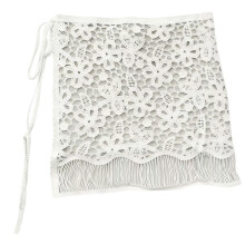 Women's Lace Coverups Bathing Suit Wrap Skirt Sheer Elegant