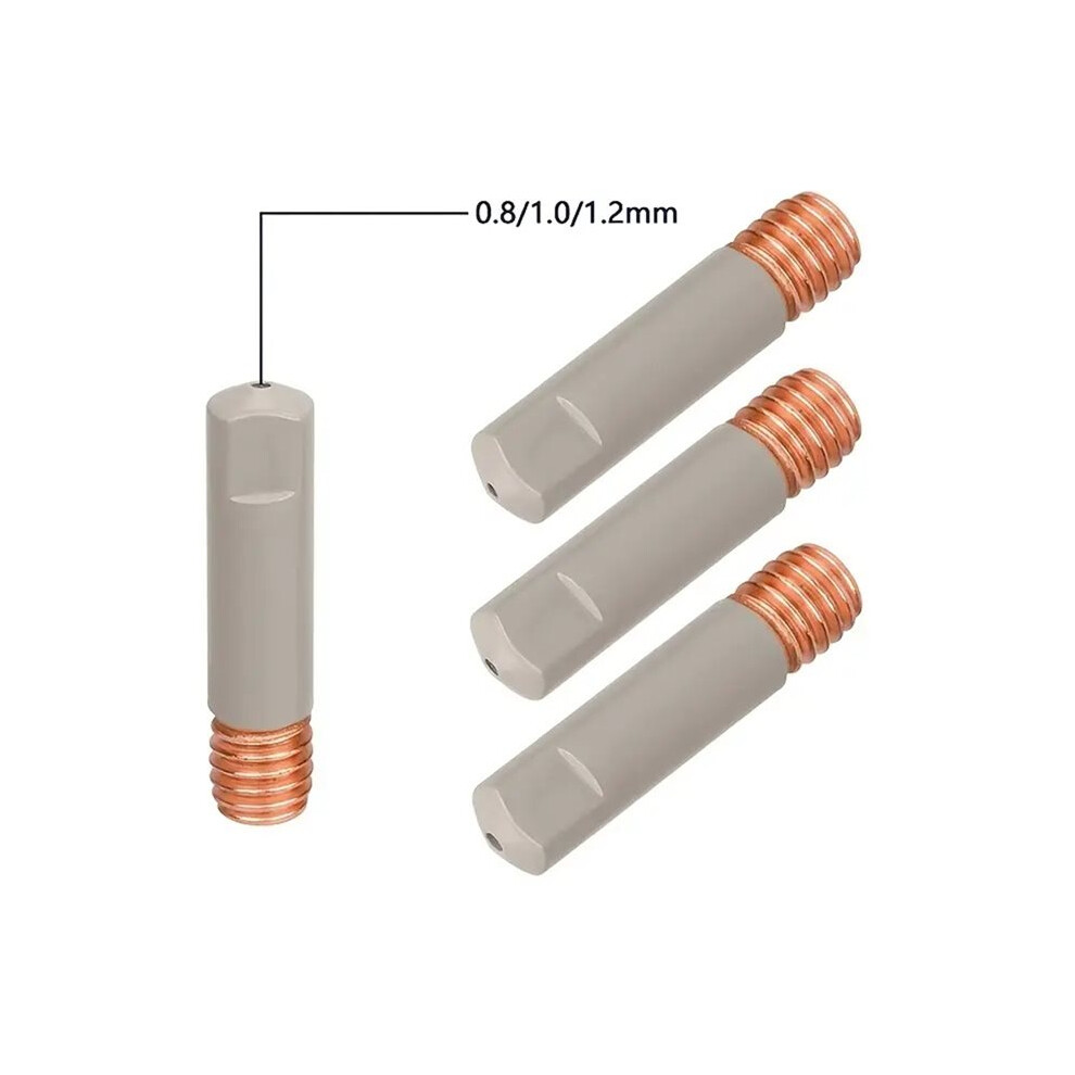 14Pcs Mb15ak Mig Coated Anti-Spill Welding Nozzle European Airless Welding Accessories Ceramic Protective Cover 0.8Mm 6033181640660