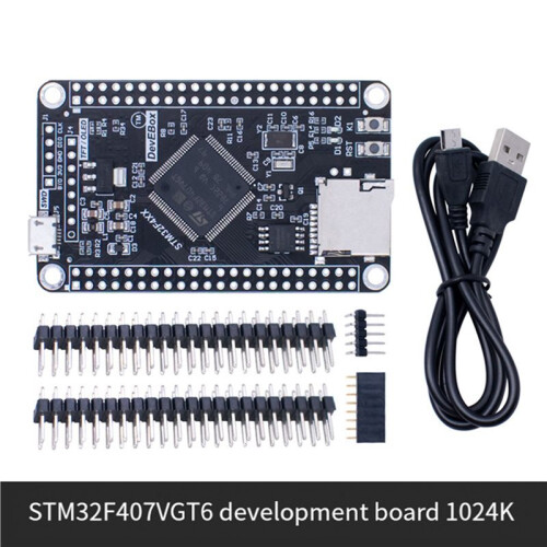 2X STM32F407VGT6 Development Board STM32 System Core Board F407 Single-Chip Learning Board with USB Cable 2