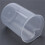 50mL Graduated Beaker Clear Plastic Measuring Cup for Lab 6 Pcs 6