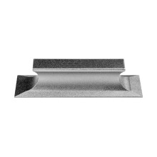 Outil abrasif en aluminium de panneau de ponçage de 8 cm-Argent