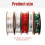 5Rollen Feestdecoratie Lint Kerst Print Glad Polyester 2