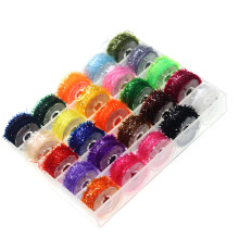 Matériaux de fixation de mouches Composants-Boîte de 25 couleurs