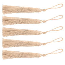 5St Duurzame Jute Kwasten Voor Gordijn En Decoratie DIY