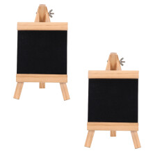 2St Huishoudelijk Message Board Van Hout Met Stijlvol Zwart Design