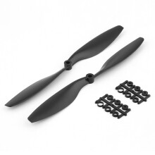 2x1045 Propeller Set Zwart Hard Plastic Voor Drone Multicopter