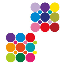 1Set Verwijderbare PVC Muurstickers Polka Dots Speelkamer