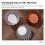 6St Compacte Brown Egg Tart Voor Cake En Jelly 1