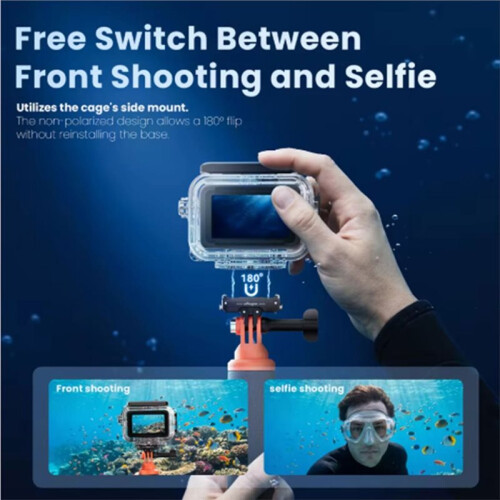 60M Deep Diving Waterproof Case for  Action 6 Housing Diving Shell Action Camera Accessories 2