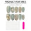 (XS) 10PCS Ice Blue Shell Fake Nails, Reusable 4