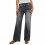 Women's wide-leg jeans,  stretch jeans, elastic-Blue S 6