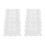 2X Cotton Handmade Crochet Lace Table Runner White Rectangle Coffee Table Dresser Decor 1