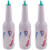 3X Flair Bartender Bartending Practice Bar Pub Bottle Wine Cocktail Shaker - White 1