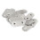 Stainless Steel Flat Bracket Straight Mending Fixing Plates 40mm 80pcs 5