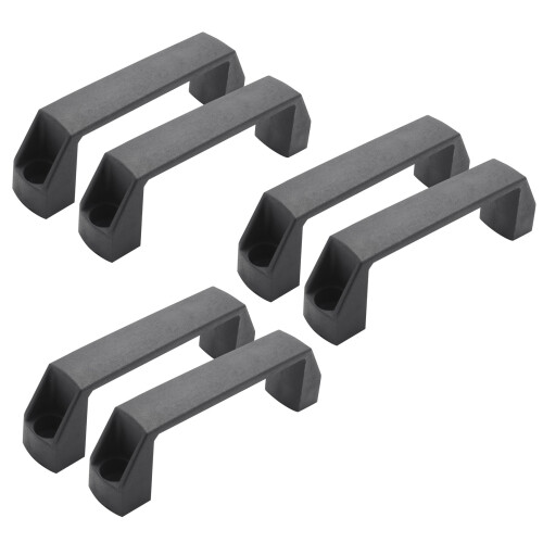 Cabinet Drawer Door Plastic Handle Pull Knob 120mm 4.7 inch 6 Pcs