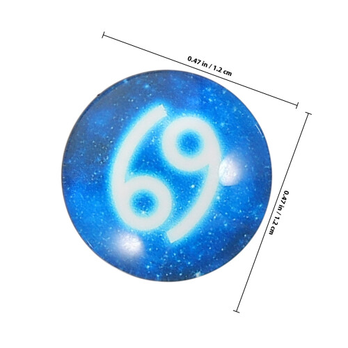 20St Blauwe Sterrenbeeld Dome Cabochons Voor Creatieve Sieraden 1