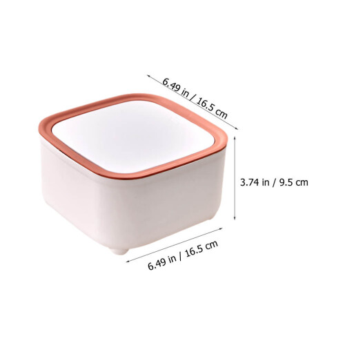 2St Stabiele Plastic Prullenbak Voor Bed- En Bureauruimte 1