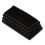 Plastic Rectangle Tube Inserts End Blanking Cap 25X50mm 30 Pcs Black 2