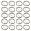 20St Zwarte Split Sleutelhangerringen Voor Keychain Creaties 1