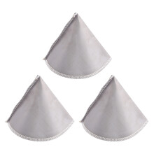 3X Reutilizable Vierta Sobre El Filtro de Café Malla Filtro de Café Sin Papel Filtro de Cono de Acero Inoxidable Filtro de Goteo de Café de 3 A 4