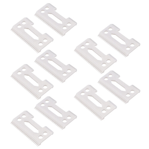 New 10Pcs 28 Teeth Zirconia Ceramic Clipper Blade Suitable for  Senior Clipper