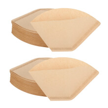200Pcs Coffee Filters Disposable Cone Paper Coffee Filter Natural Unbleached Filter 4-6 Cup for pour Over Coffee Makers