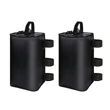 2 Pack 10L Canopy Water Weights for Wind, Water Bag Weights, Heavy Duty Anti-Tip Tent Stakes Leg Weight Bags