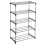 4X Stackable Small Shoe Rack, Entryway, Hallway and Closet Space Saving Storage and Organization (5-Tier, Black) 3